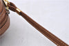 Authentic GUCCI Vintage Shoulder Cross Body Bag Purse Leather Brown 5450D