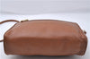 Authentic GUCCI Vintage Shoulder Cross Body Bag Purse Leather Brown 5450D