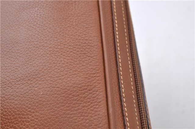 Authentic GUCCI Vintage Shoulder Cross Body Bag Purse Leather Brown 5450D