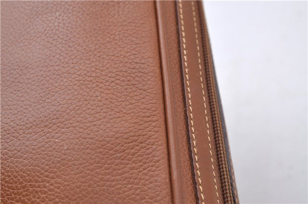 Authentic GUCCI Vintage Shoulder Cross Body Bag Purse Leather Brown 5450D