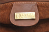 Authentic GUCCI Vintage Shoulder Cross Body Bag Purse Leather Brown 5450D
