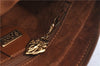 Authentic GUCCI Vintage Shoulder Cross Body Bag Purse Leather Brown 5450D