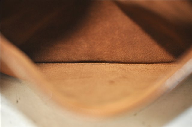 Authentic GUCCI Vintage Shoulder Cross Body Bag Purse Leather Brown 5450D