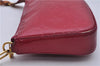 Authentic Louis Vuitton Vernis Pochette Accessoires Pouch Red M91577 LV 5450E