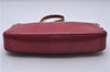 Authentic Louis Vuitton Vernis Pochette Accessoires Pouch Red M91577 LV 5450E