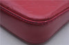 Authentic Louis Vuitton Vernis Pochette Accessoires Pouch Red M91577 LV 5450E