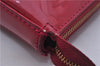 Authentic Louis Vuitton Vernis Pochette Accessoires Pouch Red M91577 LV 5450E