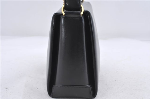 Authentic GUCCI Vintage Shoulder Hand Bag Purse Leather Black 5451D