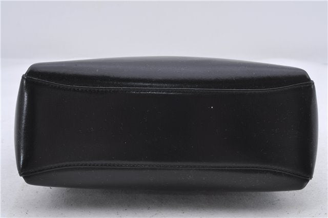 Authentic GUCCI Vintage Shoulder Hand Bag Purse Leather Black 5451D