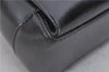 Authentic GUCCI Vintage Shoulder Hand Bag Purse Leather Black 5451D