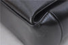Authentic GUCCI Vintage Shoulder Hand Bag Purse Leather Black 5451D