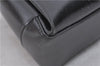 Authentic GUCCI Vintage Shoulder Hand Bag Purse Leather Black 5451D