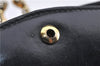 Authentic GUCCI Vintage Shoulder Hand Bag Purse Leather Black 5451D