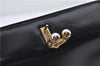 Authentic GUCCI Vintage Shoulder Hand Bag Purse Leather Black 5451D