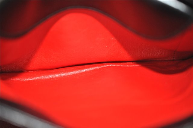 Authentic GUCCI Vintage Shoulder Hand Bag Purse Leather Black 5451D