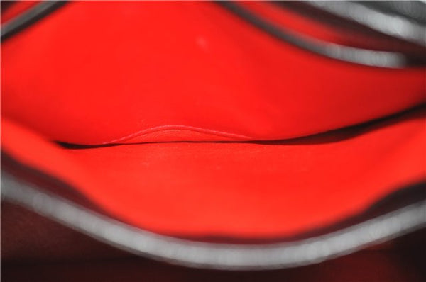 Authentic GUCCI Vintage Shoulder Hand Bag Purse Leather Black 5451D