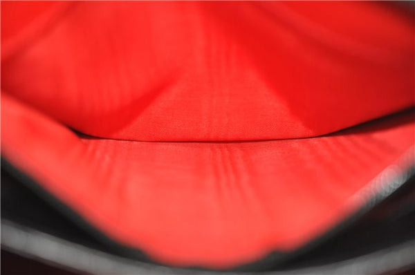 Authentic GUCCI Vintage Shoulder Hand Bag Purse Leather Black 5451D