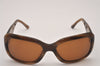 Authentic CHANEL Vintage Sunglasses CoCo Mark Plastic 5102 Brown 5451I