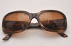 Authentic CHANEL Vintage Sunglasses CoCo Mark Plastic 5102 Brown 5451I