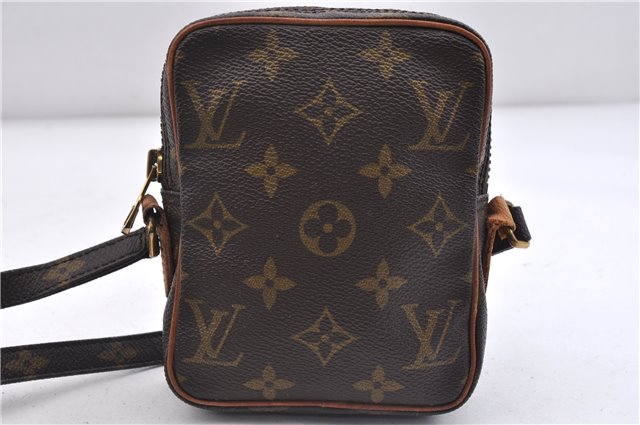 Auth LOUIS VUITTON Monogram Mini Poche Danube Shoulder Cross Bag M45268 LV 5453C