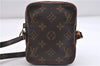 Auth LOUIS VUITTON Monogram Mini Poche Danube Shoulder Cross Bag M45268 LV 5453C