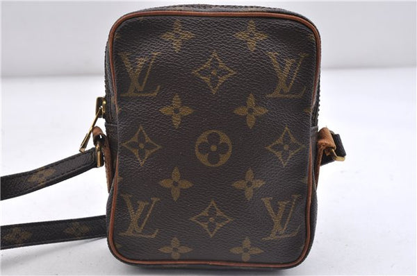 Auth LOUIS VUITTON Monogram Mini Poche Danube Shoulder Cross Bag M45268 LV 5453C