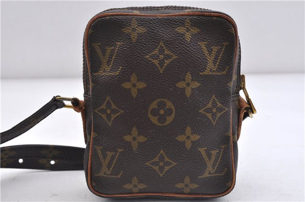 Auth LOUIS VUITTON Monogram Mini Poche Danube Shoulder Cross Bag M45268 LV 5453C