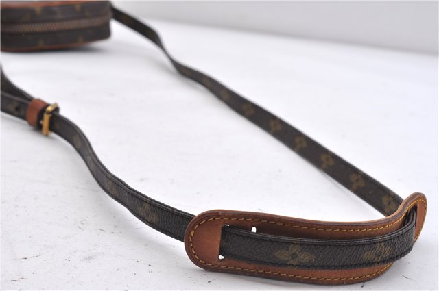 Auth LOUIS VUITTON Monogram Mini Poche Danube Shoulder Cross Bag M45268 LV 5453C