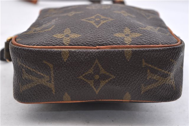 Auth LOUIS VUITTON Monogram Mini Poche Danube Shoulder Cross Bag M45268 LV 5453C