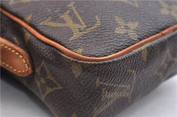 Auth LOUIS VUITTON Monogram Mini Poche Danube Shoulder Cross Bag M45268 LV 5453C