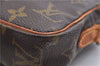 Auth LOUIS VUITTON Monogram Mini Poche Danube Shoulder Cross Bag M45268 LV 5453C