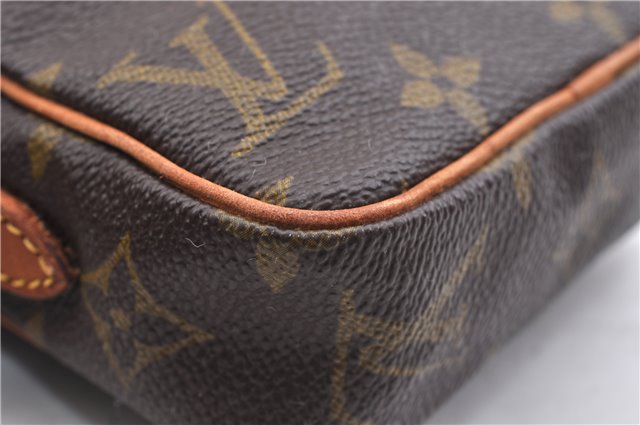 Auth LOUIS VUITTON Monogram Mini Poche Danube Shoulder Cross Bag M45268 LV 5453C