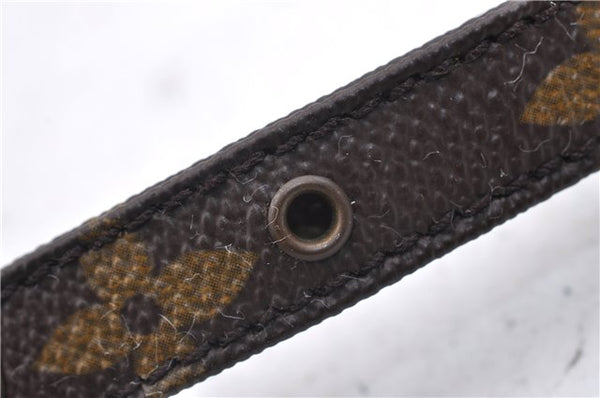 Auth LOUIS VUITTON Monogram Mini Poche Danube Shoulder Cross Bag M45268 LV 5453C