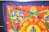 Authentic HERMES Carre 90 Scarf "DAIMYO" Silk Navy Box 5453D