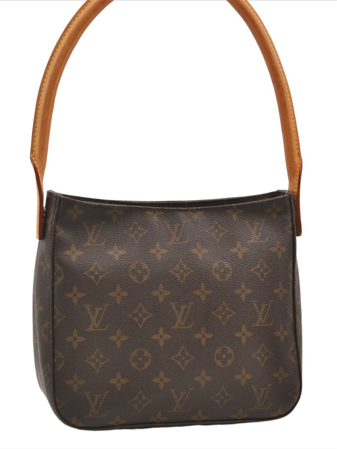Authentic Louis Vuitton Monogram Looping MM Shoulder Bag M51146 LV 5453E