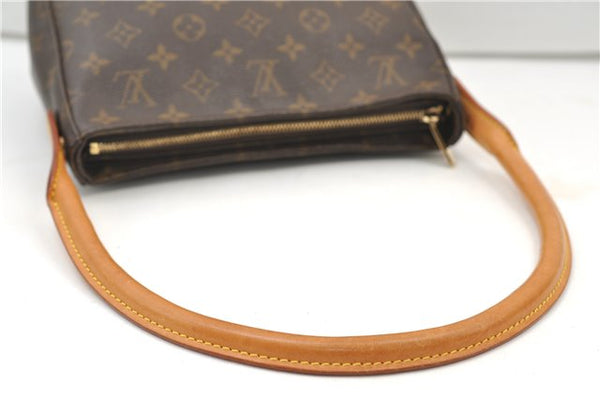 Authentic Louis Vuitton Monogram Looping MM Shoulder Bag M51146 LV 5453E