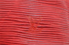 Authentic Louis Vuitton Epi Petit Noe Shoulder Drawstring Bag M44107 Red 5453I