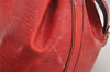 Authentic Louis Vuitton Epi Petit Noe Shoulder Drawstring Bag M44107 Red 5453I