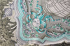 Authentic HERMES Carre 90 Scarf "AZVLEJOS" Silk Gray 5455D
