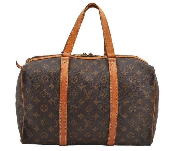 Authentic Louis Vuitton Monogram Sac Souple 35 Hand Boston Bag M41626 LV 5455I