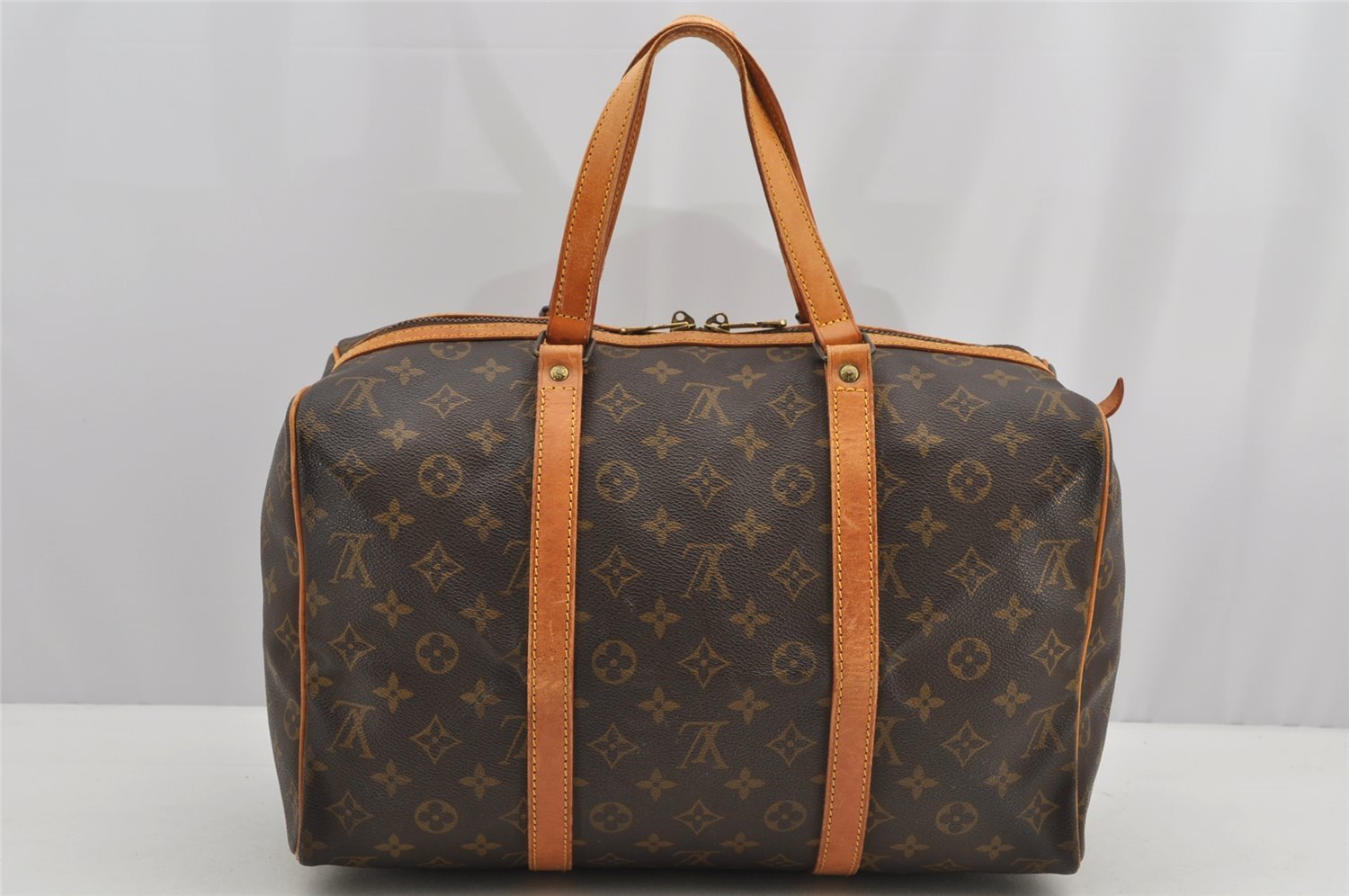 Authentic Louis Vuitton Monogram Sac Souple 35 Hand Boston Bag M41626 LV 5455I