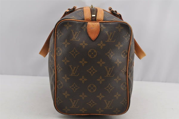 Authentic Louis Vuitton Monogram Sac Souple 35 Hand Boston Bag M41626 LV 5455I
