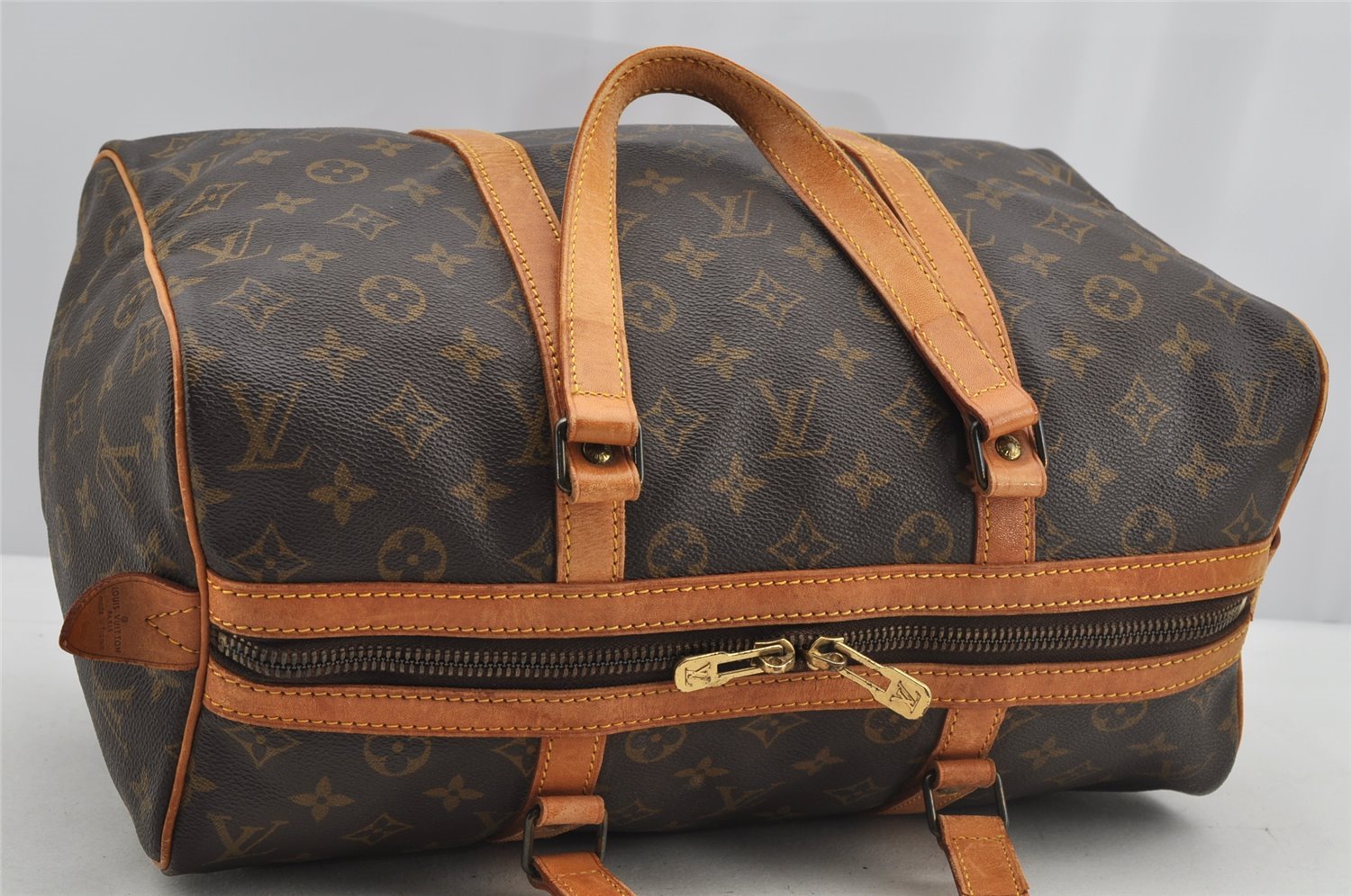 Authentic Louis Vuitton Monogram Sac Souple 35 Hand Boston Bag M41626 LV 5455I