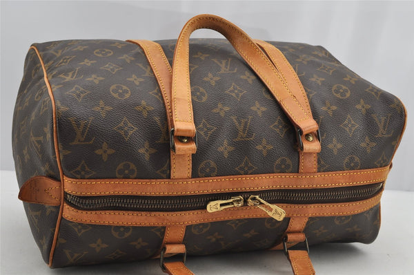 Authentic Louis Vuitton Monogram Sac Souple 35 Hand Boston Bag M41626 LV 5455I