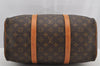 Authentic Louis Vuitton Monogram Sac Souple 35 Hand Boston Bag M41626 LV 5455I