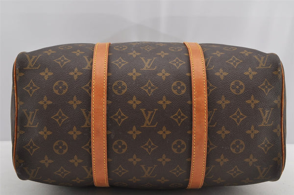 Authentic Louis Vuitton Monogram Sac Souple 35 Hand Boston Bag M41626 LV 5455I