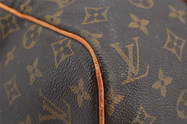 Authentic Louis Vuitton Monogram Sac Souple 35 Hand Boston Bag M41626 LV 5455I
