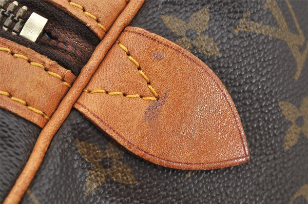 Authentic Louis Vuitton Monogram Sac Souple 35 Hand Boston Bag M41626 LV 5455I