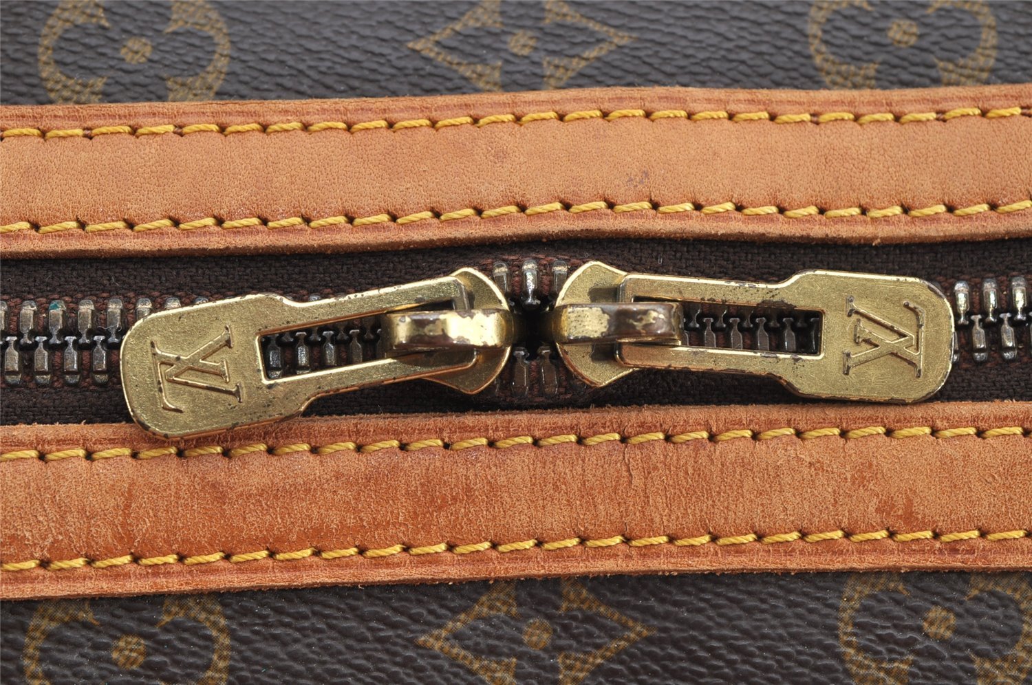 Authentic Louis Vuitton Monogram Sac Souple 35 Hand Boston Bag M41626 LV 5455I