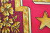 Authentic HERMES Carre 90 Scarf "CARPE DIEM" Silk Red Yellow 5456D